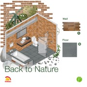 Keramik Toilet Bertemakan Back to Nature