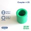 Rucika Green Kelen Coupler / Socket / Sock PPR 25 mm 1