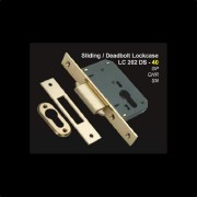 Sliding / Deadbolt Lockcase LC 202 DS - 40mm