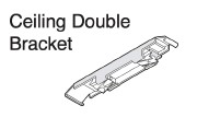 Ceiling Double Bracket