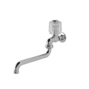 T30AR13V7N Acrylic Handle Sink Tap With Swivel Spout