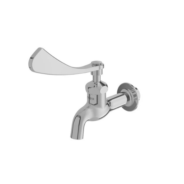 Toto T23BQ13N Lever Handle Sink Tap / Kran Tembok dengan Tuas Panjang 1