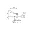 Toto T23BQ13N Lever Handle Sink Tap / Kran Tembok dengan Tuas Panjang 2