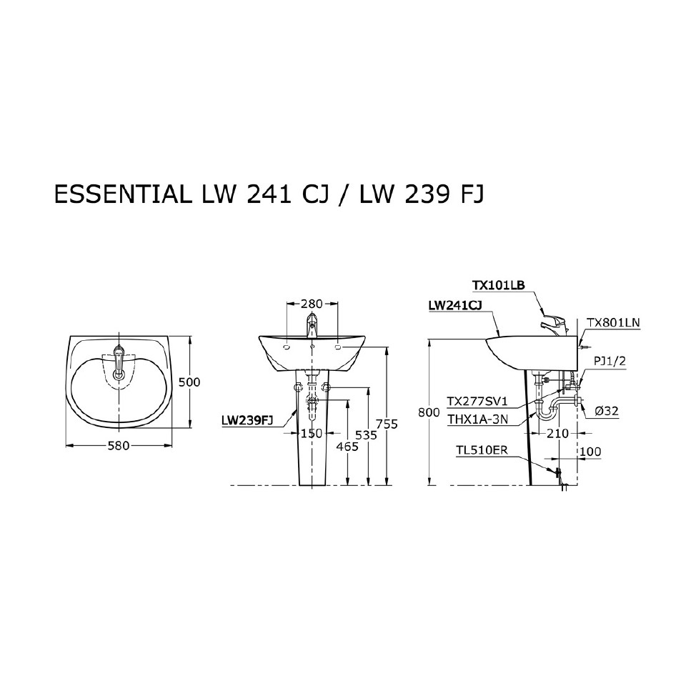 toto-lw241cjlw239fj-pedestal-lavatory-wastafel