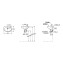 TOTO LW246J Wall Hung Lavatory / Wastafel 2