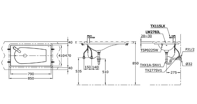 toto-lw278jl-under-counter-lavatory-wastafel