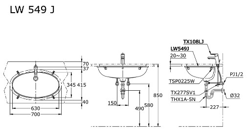 toto-lw549j-under-counter-lavatory-wastafel