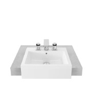 LW641NJ Semi Recessed Lavatory / Wastafel