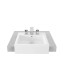 TOTO LW641NJ Semi Recessed Lavatory / Wastafel 1