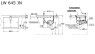 TOTO LW645JN Console Counter Lavatory / Wastafel 3