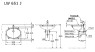 TOTO LW651J Under Counter Lavatory / Wastafel 2