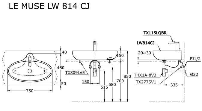toto-lw814cj-vessel-counter-lavatory-wastafel