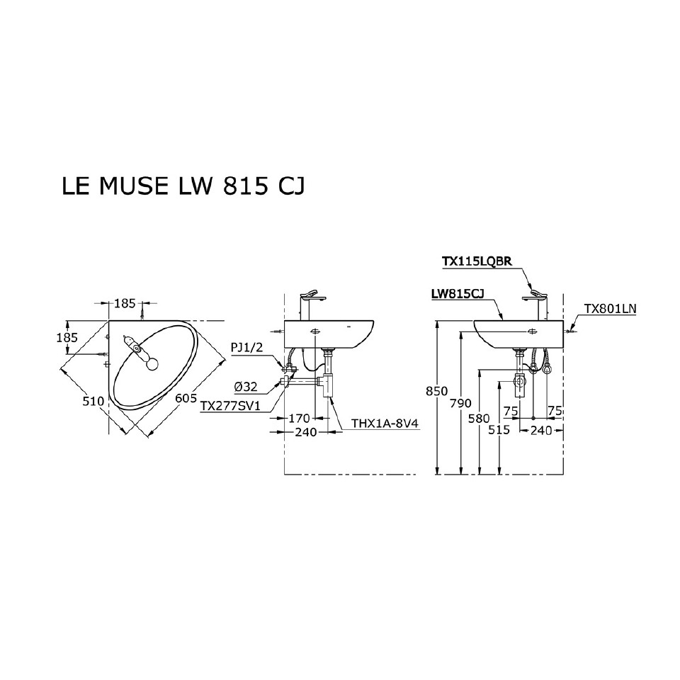 toto-lw815cj-wall-hung-lavatory-wastafel