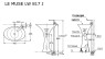 TOTO LW817J Pedestal Lavatory / Wastafel 2