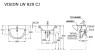 TOTO LW829CJ Semi Recessed Lavatory / Wastafel 2
