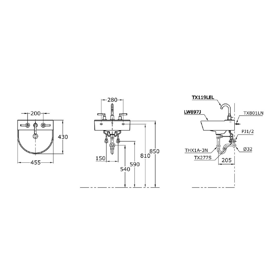toto-lw897j-wall-hung-lavatory-wastafel