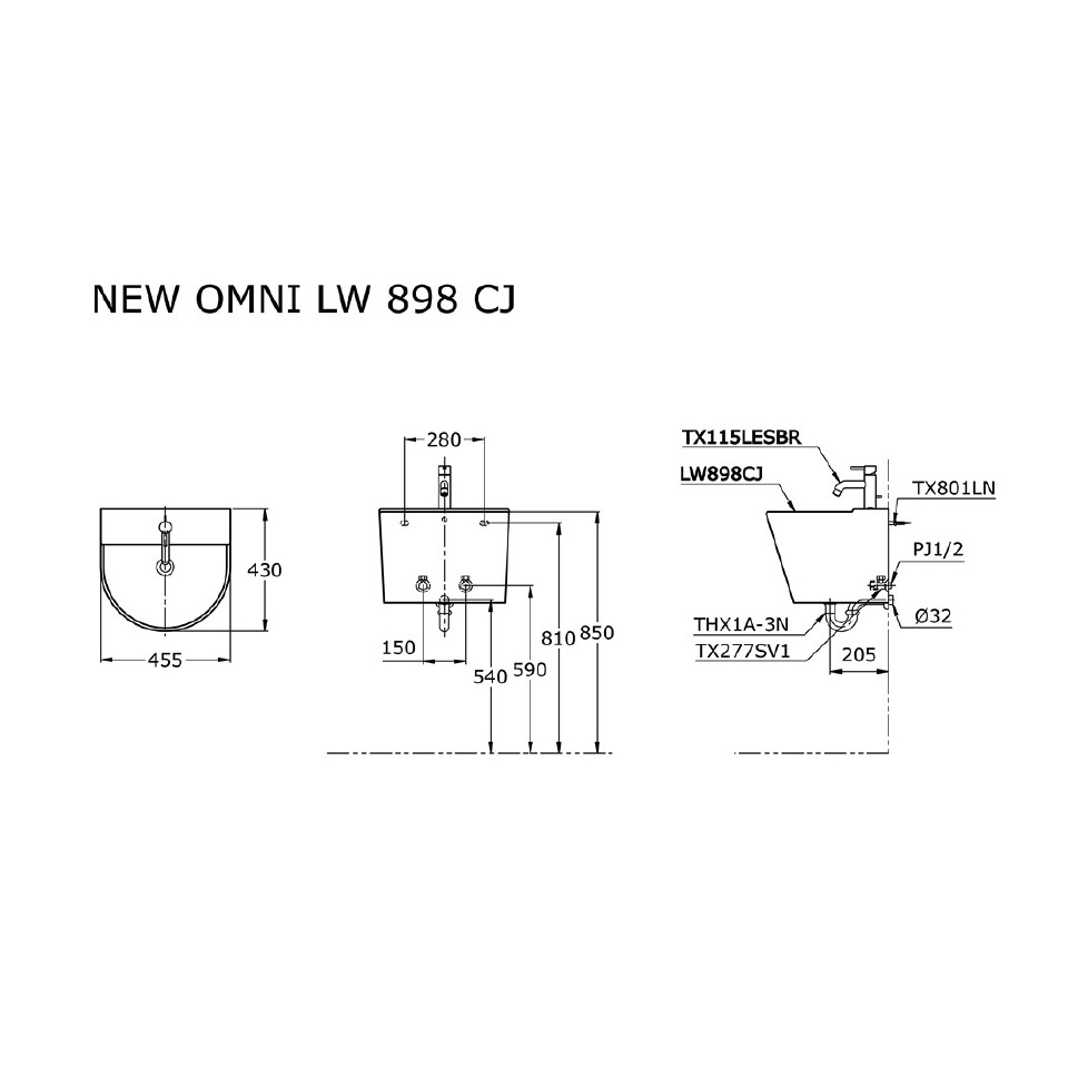 toto-lw898cj-wall-hung-lavatory-wastafel