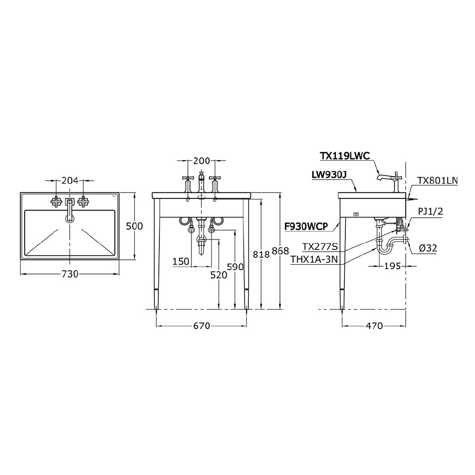 toto-lw930jf930wcp-pedestal-lavatory-wastafel
