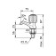 TOTO T205MB Lavatory Faucet / Kran Wastafel dengan Gangang Putar 2