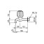 TOTO T23B13V7NB Acrylic Handle Sink Tap 2