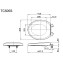 TOTO TC505S Plastic Seat Cover / Tutup Closet 2