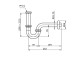 TOTO THX1A-3N P-Trap for Lavatory For 1 1/4" Pop-Up Waste Lavatory Faucet 2