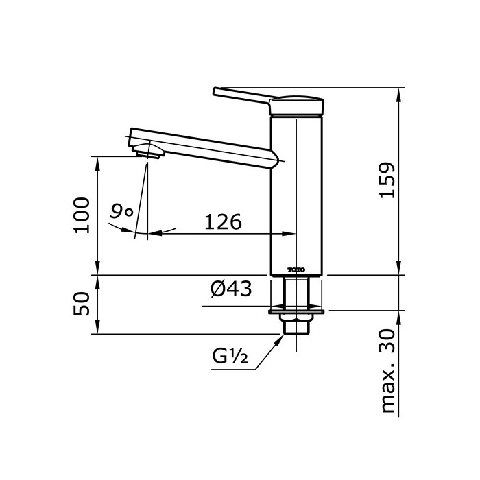toto-tx109lv-single-lever-lavatory-faucet