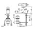 TOTO TX115KEA Kran Single Lever Lavatory Faucet / Kran Wastafel Single dengan Tuas Pop-Up Waste 2