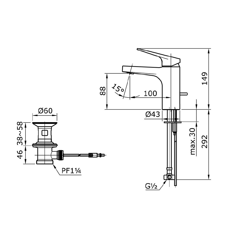 toto-tx115lrs-single-lever-lavatory-faucet