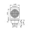 TOTO TX1BV1N Floor Drain With Square Flange / Saringan Air 2