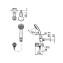 TOTO TX402SN Hand Shower Set With Stop Valve 2