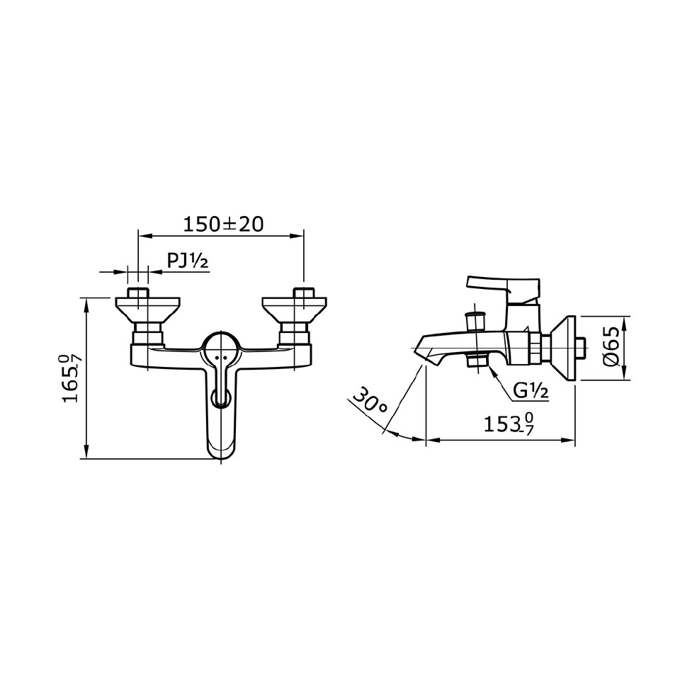 toto-tx471spv1-single-lever-bath-shower-set-without-hand-shower-set