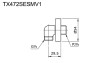 TOTO TX472SESMV1 Wall Outlet 2