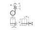 TOTO TX707AES Tumbler Holder 2
