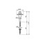 TOTO TX801LZ Wall Mounting Bolts for Lavatory 2