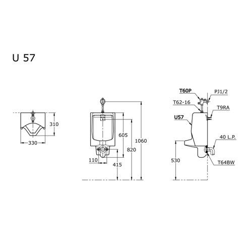 toto-u57-urinal