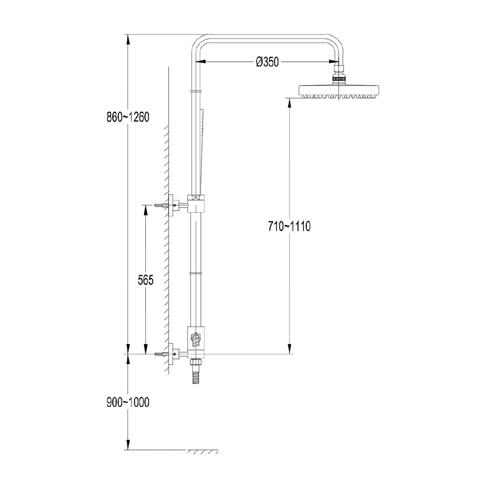 wasser-essc330-rain-shower-set-with-flexible-connector