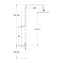 Wasser ESS-C330 Rain Shower Set With Flexible Connector 2