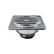 Wasser HSA-6442 Round Floor Drain with Square Flange