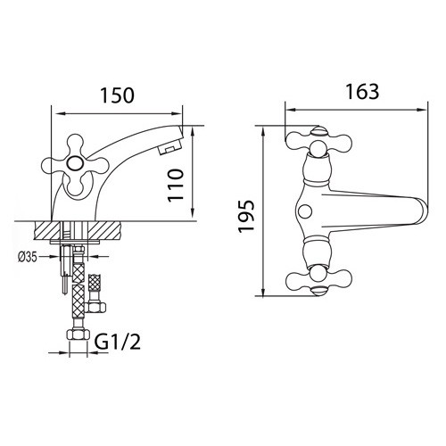 wasser-kran-cross-mixer-cbas430
