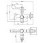 Wasser TL3-020 Lever Handle 2-Way Wall Tap 2