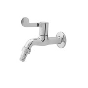 Wasser TL3-030 Lever Handle Wall Tap with Hose Connector
