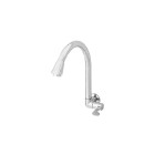 Wasser TL3-040 Wall Mounted Lever Handle Sink Tap with Swing Spout