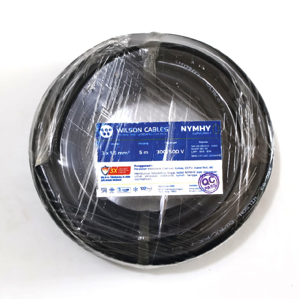 Wilson Kabel Listrik NYMHY 3 x 1,5 mm 1