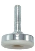 Adjustable + Tee Nut KST 215 Fixed M10x43 White CH Steel