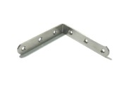 CF207 Corner Connector Round Edge SN Stainless Steel