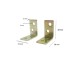 Yane Corner Connector / Siku Ambalan CF301 Square Edge 15 x 28 x 28 mm 5