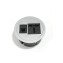 Yane Tabletop Power Sockets / Stop Kontak Meja LAN PS001 Round 90 x 42 mm 1
