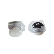 KST504 Square Cushion 22x22 White Plastic / Rubber