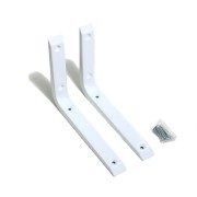 Shelf Bracket White Steel